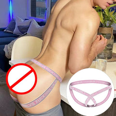 Men’s Ultra-Thin Strap T-Back Thong – OR651