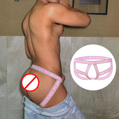 Men’s Erotic Strap T-Back Thong – OR652 